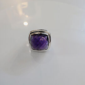 David Yurman Ring Sterling Silver purple topaz