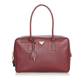 Prada Saffiano Bauletto Handbag