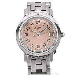 HERMES Clipper CL4.210 Stainless Steel Quartz Watch LXGJHW-477