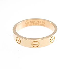 Cartier 18K Pink Gold Mini Love Ring LXGYMK-362