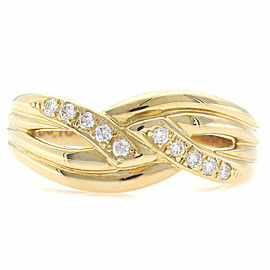 POLA 918K Yellow Gold Ring US6.75 EU54 LXKG-689