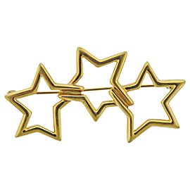 Tiffany & Co. Gold Star Brooch Pin