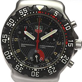 Tag Heuer Formula 1 Chronograph Stainless Steel Quartz 37mm Mens Watch