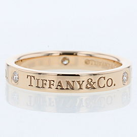 TIFFANY & Co 18k Pink Gold Flat Ring LXGBKT-678