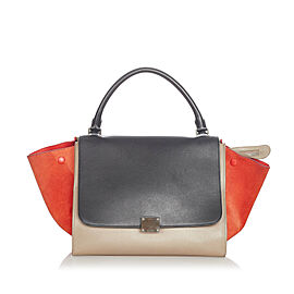 Celine Medium Trapeze Leather Handbag