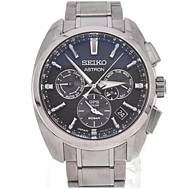 Seiko Astron Titanium/Titanium Solar Powered Radio Watch