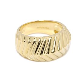 TIFFANY & Co 18K Yellow Gold Ring US 5.25 SKYJN-105