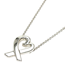 TIFFANY & Co 925 Silver Loving heart Necklace QJLXG-1568