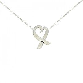 Tiffany & Co 925 Silver Loving Heart Small Necklace E1072