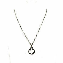 GUCCI 925 Silver Necklace LXJG-403