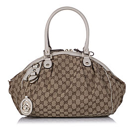 Gucci GG Canvas Sukey Satchel