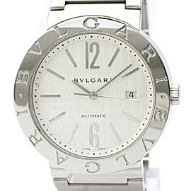 BVLGARI BVLGARI-BVLGARI Steel Automatic Mens Watch BB42SS LXGoodsLE-419