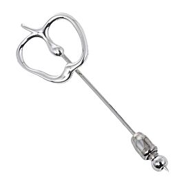 Tiffany & Co 925 Silver Apple Brooch LXNK-1069