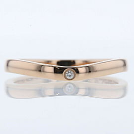 CARTIER 18k Pink Gold Ballerina Curve Wedding Ring LXGBKT-303