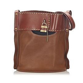 Chloe Aby Leather Bucket Bag