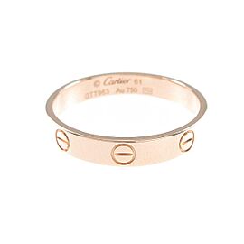 Cartier Mini Love 18k Pink Gold Ring