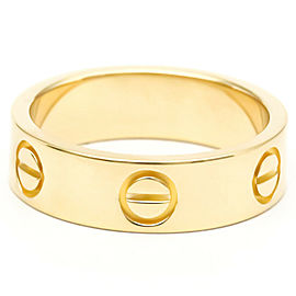 CARTIER 18K Yellow Gold Love Ring LXGoodsLE-565