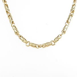 BVLGARI 18k Yellow Gold Passo Doppio Necklace LXGYMK-136