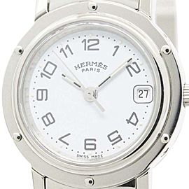 Hermes Clipper Stainless Steel Quartz Womens Watch