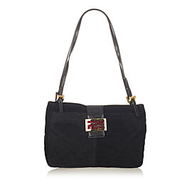 Fendi Suede Shoulder Bag