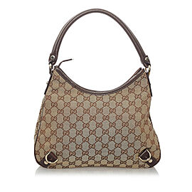 Gucci GG Canvas Abbey D-Ring Shoulder Bag