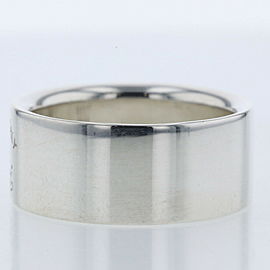 GUCCI 925 Silver logo Ring LXGBKT-560