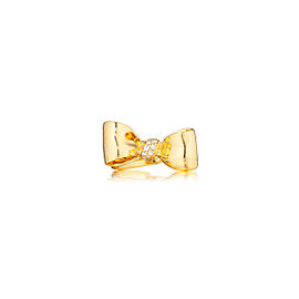 Bow Diamond Knot Ring