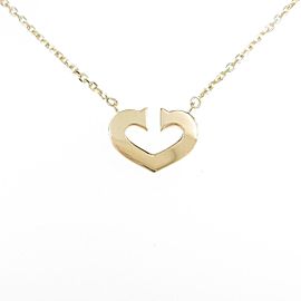 Cartier 18k Yellow Gold C Heart Necklacec LXGYMK-104