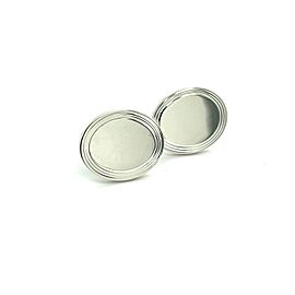 Tiffany & Co Estate Men Cufflinks Sterling Silver TIF277