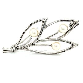 Mikimoto Estate Akoya Pearl Brooch Pin