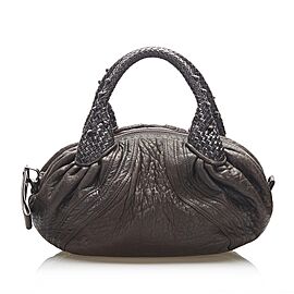 Fendi Baby Spy Leather Handbag