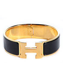 Hermes Enamel Wide Clic Clac H Bracelet