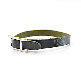 Hermes Metal Leather Bracelet