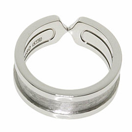 CARTIER 18K white Gold Ring US (4) LXGQJ-662