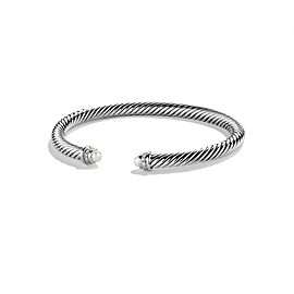 David Yurman Cable Classics Bracelet with Pearls & Diamonds