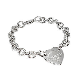 Tiffany & Co. Sterling Silver Return To Tiffany Heart Tag Bracelet