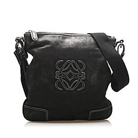 Loewe Anagram Leather Crossbody Bag