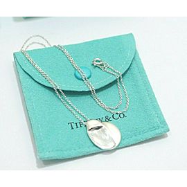 TIFFANY & Co Sterling Silver Madonna Pendant Necklace LXGoods-270