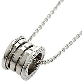 BVLGARI 18K white Gold B.zero1 Necklace QJLXG-1368