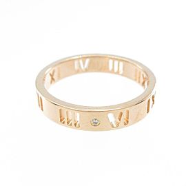 TIFFANY & Co 18K Pink Gold Atlas Diamond Ring LXGYMK-762