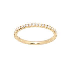 Cartier 18k Yellow Gold Etincelle De Diamond Ring