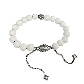 David Yurman Spiritual Bead Bracelet with White Agate