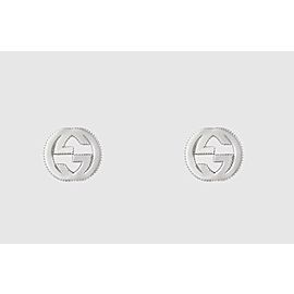 Gucci Interlocking G Earrings in Silver