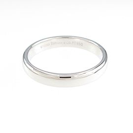 TIFFANY & Co 950 Platinum Lucida Ring LXGYMK-939