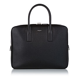 Saint Laurent Museum Leather Briefcase