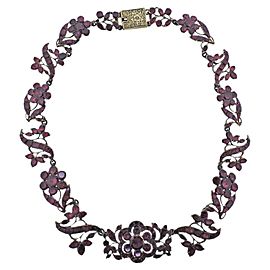 Antique Victorian Bohemian Garnet Necklace