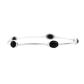 Ippolita Sterling Silver Rock Candy 5-Stone Oval Bangle