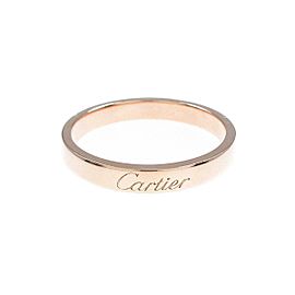 Cartier 18K Pink Gold C Wedding Ring LXGYMK-526