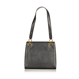 Gancini Leather Shoulder Bag