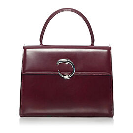 Cartier Panthere Leather Handbag